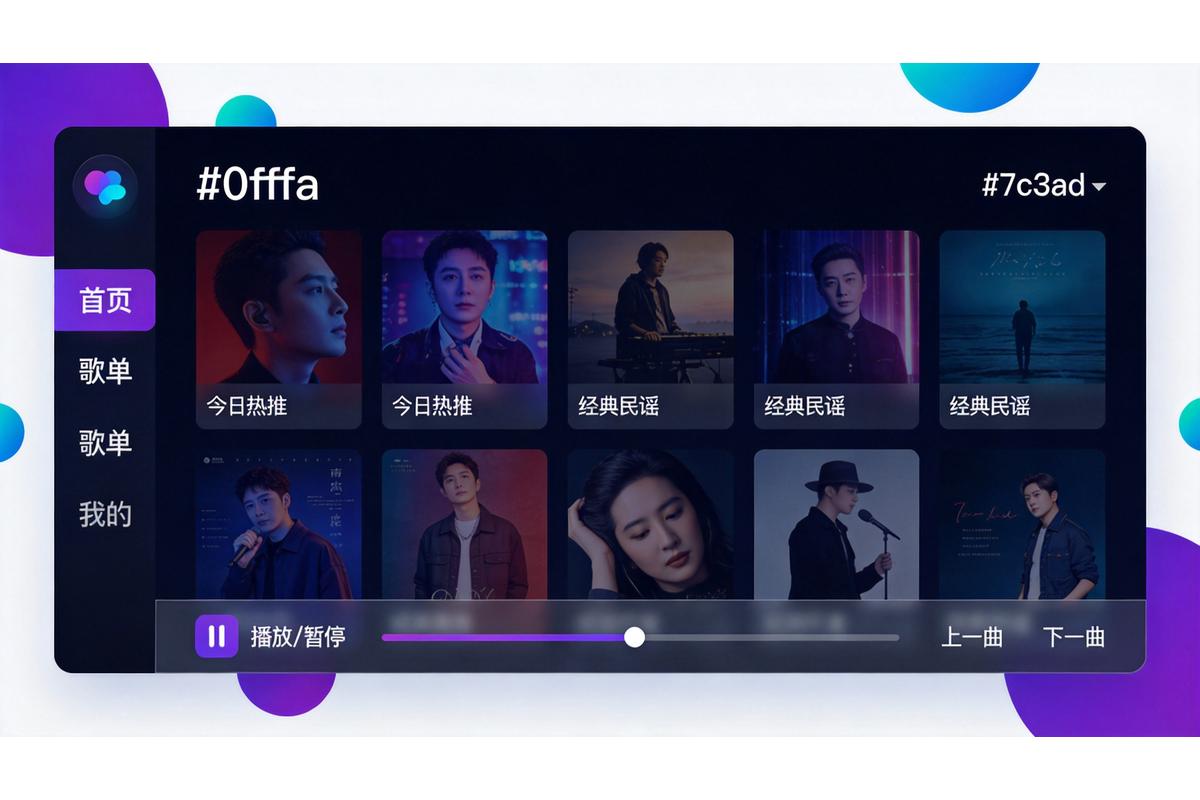 汽水音乐电脑版界面
